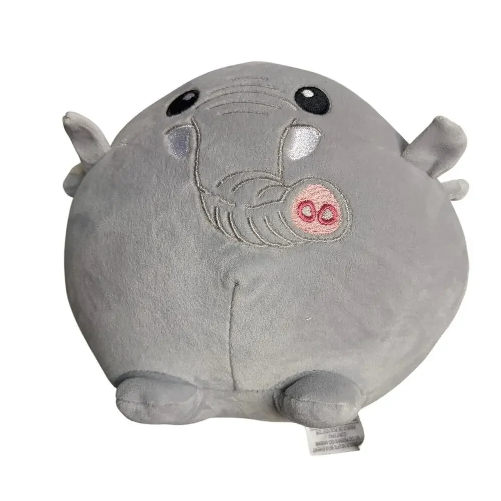 Squishy Plush Elephant Eggamals‎ 8 Inch Gray
